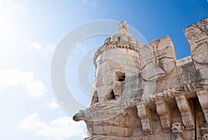 Watchtower of a castle.