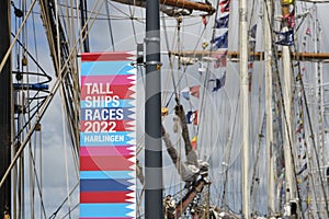 Tall Ships Races 2022 Harlingen banner with logo