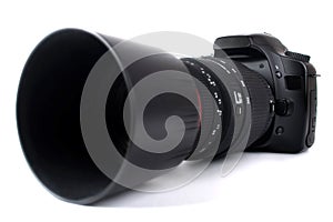 Dslr camera with zoom lens
