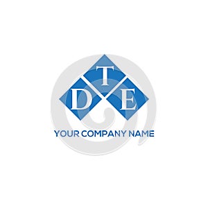 DTE letter logo design on white background. DTE creative initials letter logo concept. DTE letter design.DTE letter logo design on