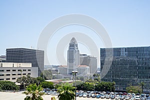 DTLA city skyline buildings widows