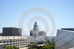 DTLA city skyline buildings widows