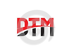 DTM Letter Initial Logo Design Vector Illustration
