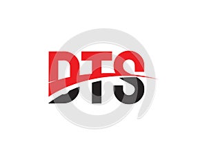 DTS Letter Initial Logo Design Vector Illustration