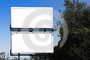 Dual Billboards, Blank