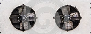 Dual Fans of Air Condensing Unit