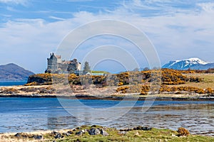 Duart Castle, scenery of Mull island