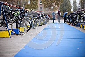Duathlon competitions in the city