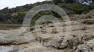 Dubac beach in Lopar on the island of Rab in Croatia