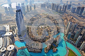 Dubai aerial view photo