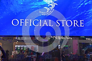 Dubai Aquarium & Underwater Zoo Official Store at Dubai Mall in Dubai, UAE