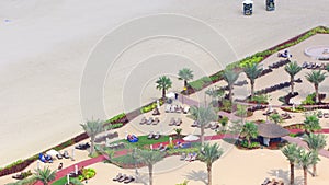 Dubai beach resort 4k time lapse