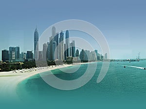 Dubai Beach Sea and Sites