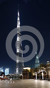 Dubai, Burj Khalifa, Night view