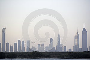 Dubai City Skyline