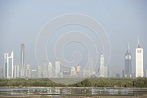 Dubai City Skyline