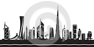 Dubai cityscape by day