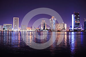 Dubai creek buildings, united arab emirates