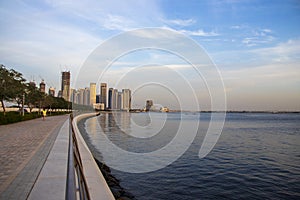 Dubai creek harbour development by EMAAR. UAE. Outdoors