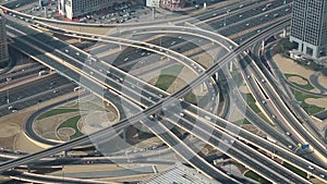 Dubai downtown traffic, United Arab Emirates