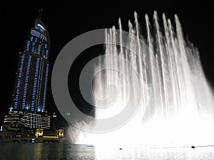 Dubai Fountains at Night