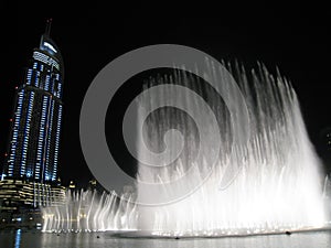 Dubai Fountains at Night