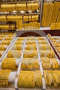 Dubai gold souk in Deira