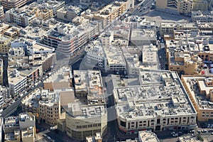 Dubai Jumeirah aerial view photography