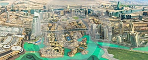 Dubai Mall aerial view