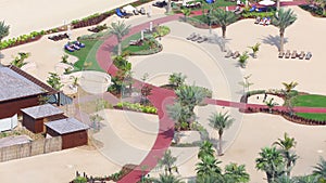 Dubai marina apartment beach view time lapse