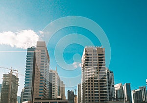 Dubai Marina epic skyline - towers and architecture - skydive Dubai attractions and activities