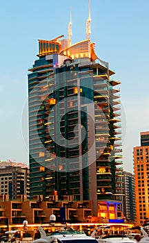 Dubai Marina Night Scene 8