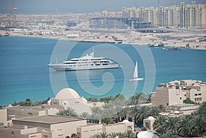 Dubai Marina and Palm Island