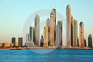 Dubai Marina skyscrapers