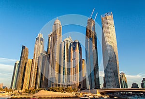 Dubai Marina Skyscrapers photo