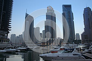 Dubai Marina Skyscrapers, united arab emirates