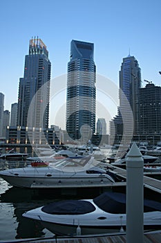 Dubai Marina Skyscrapers, united arab emirates