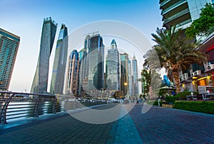 Dubai Marina sunset