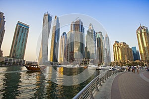 Dubai Marina sunset