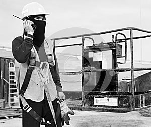 Dubai Metro Construction Worker