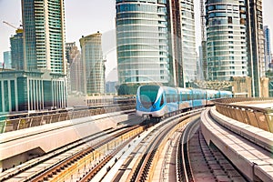 Dubai metro railway