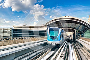 Dubai metro railway