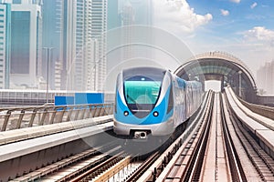 Dubai metro railway