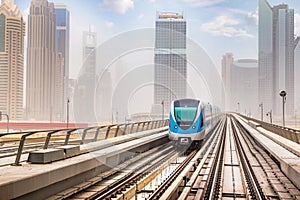 Dubai metro railway