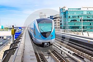 Dubai metro railway