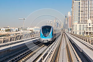 Dubai metro railway