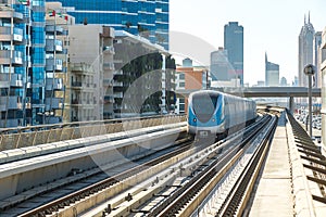 Dubai metro railway