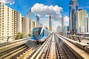 Dubai metro railway