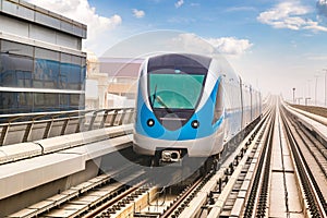 Dubai metro railway