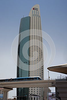 Dubai Metro & Skyscraper